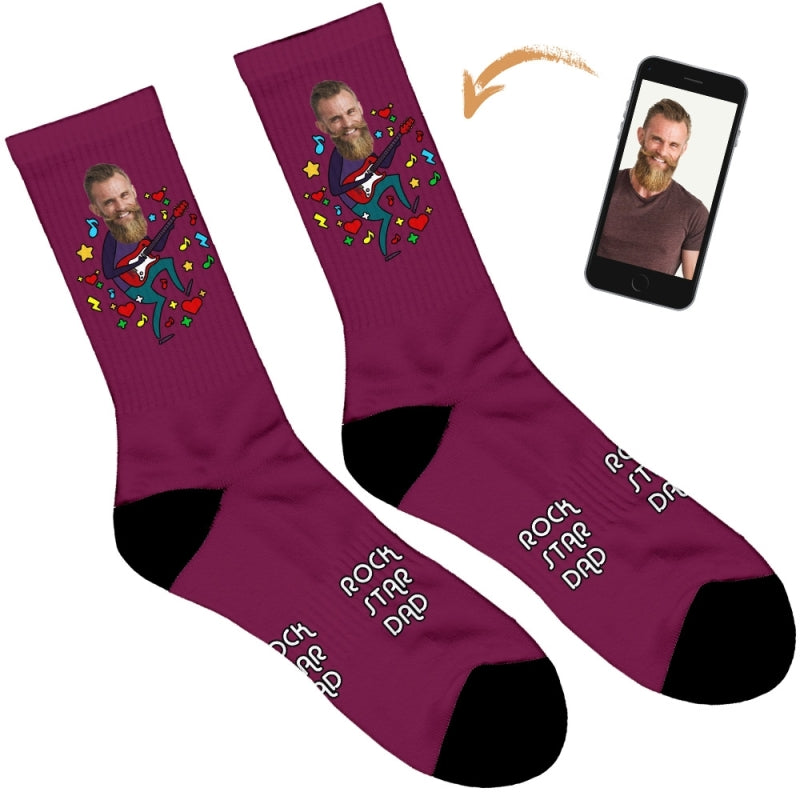 Rock Star Dad Socks
