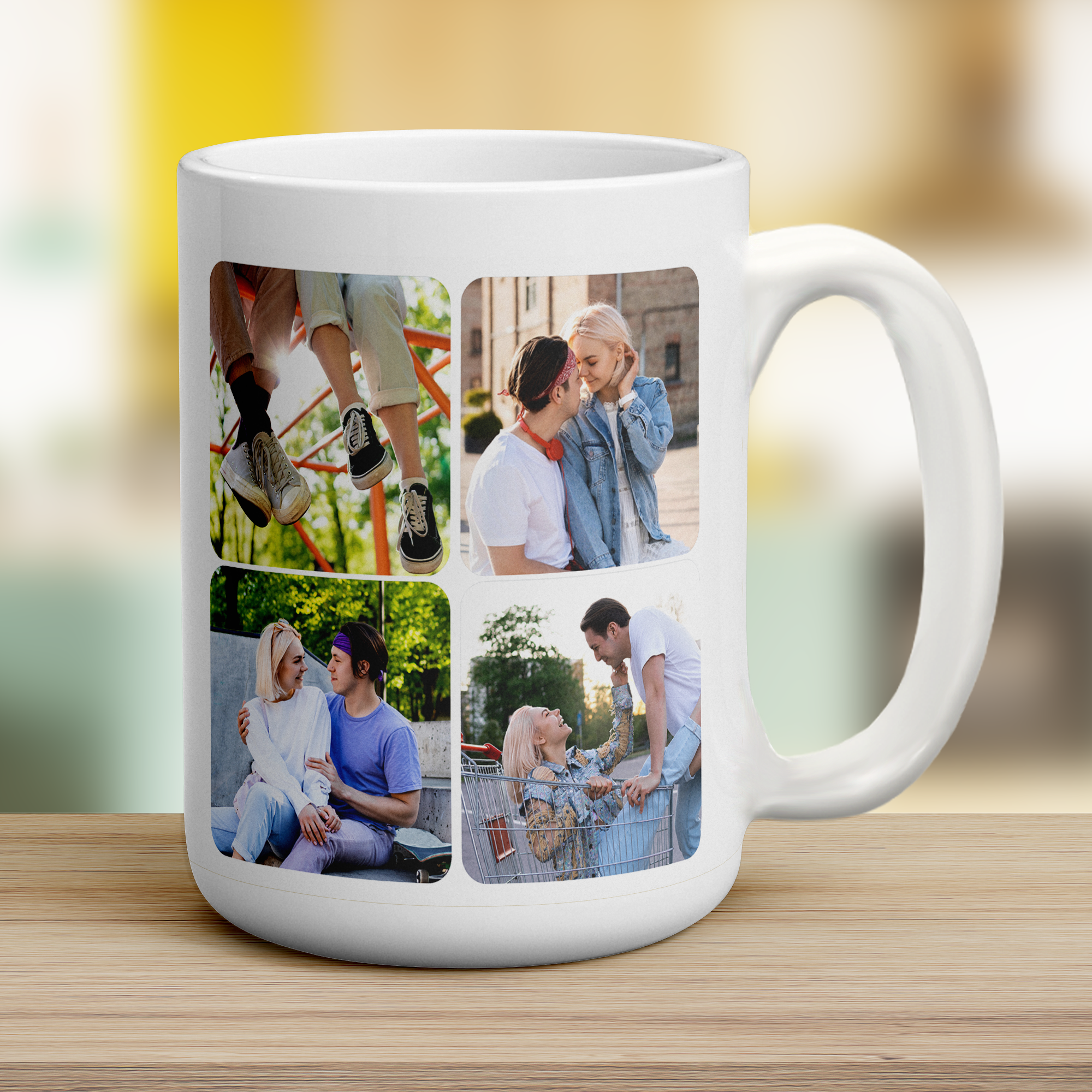 Collage Mug with 8 Photos