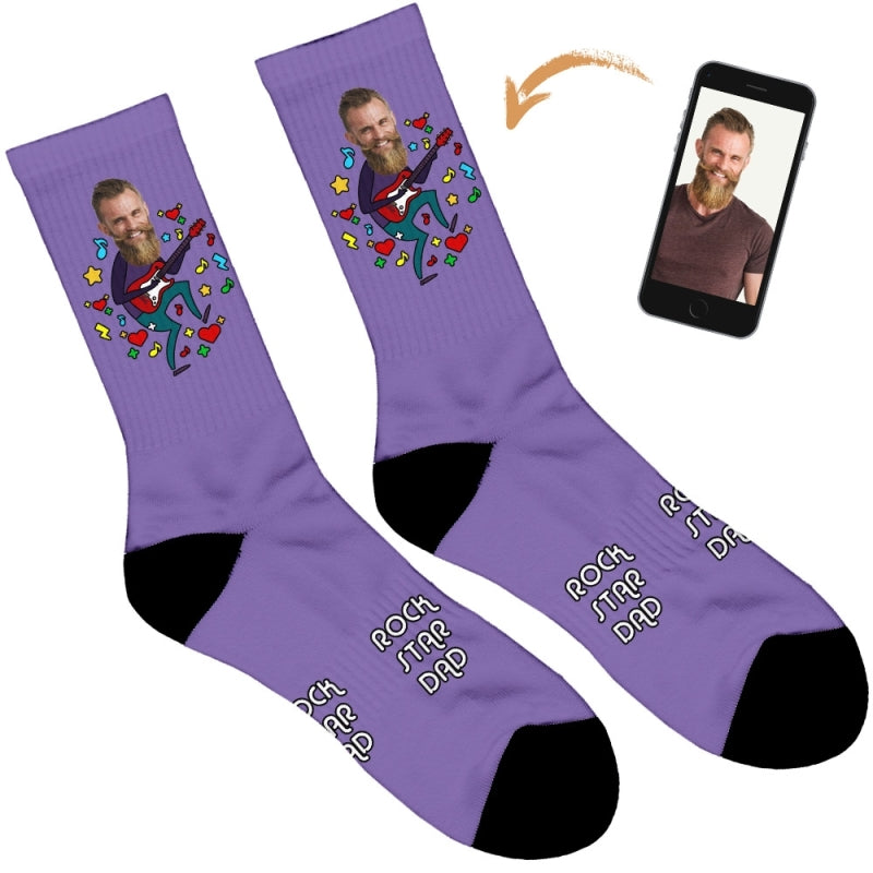 Rock Star Dad Socks