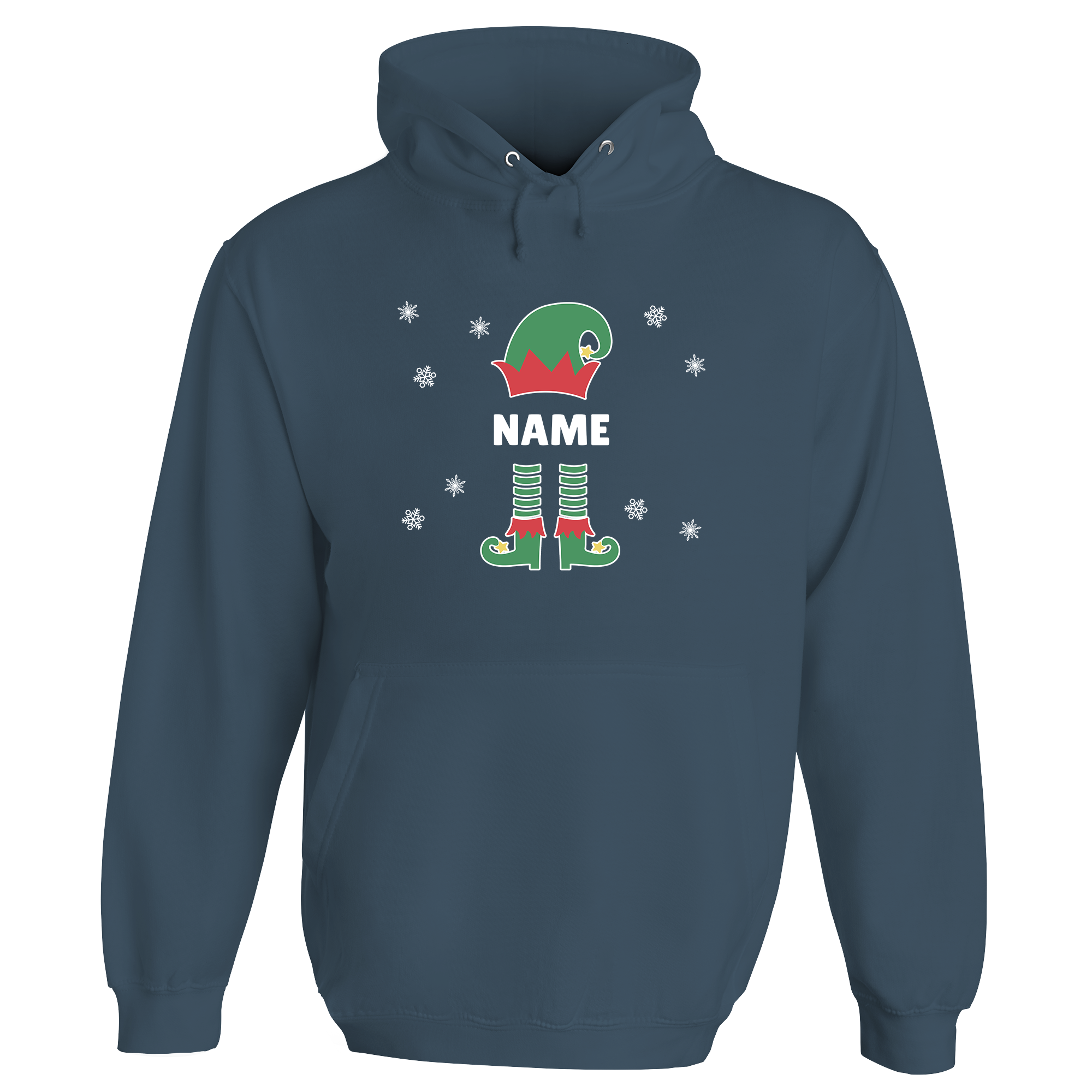 Christmas Elf Name Personalised Hoodie