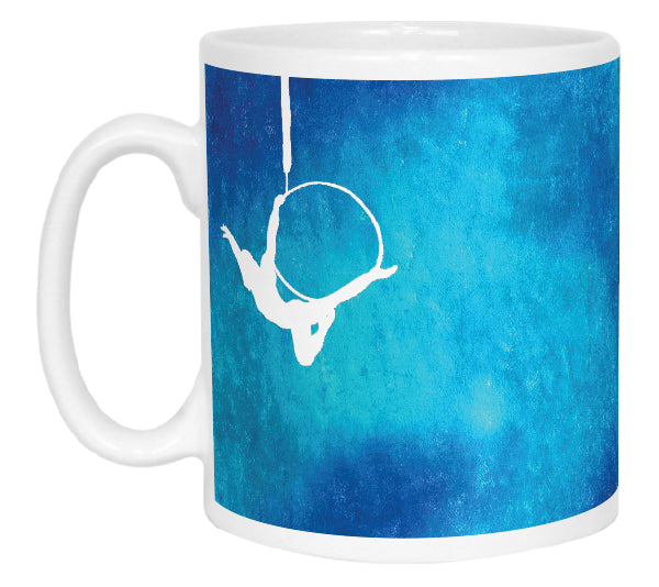 Hoop Acrobat Mug by Anna Lambert