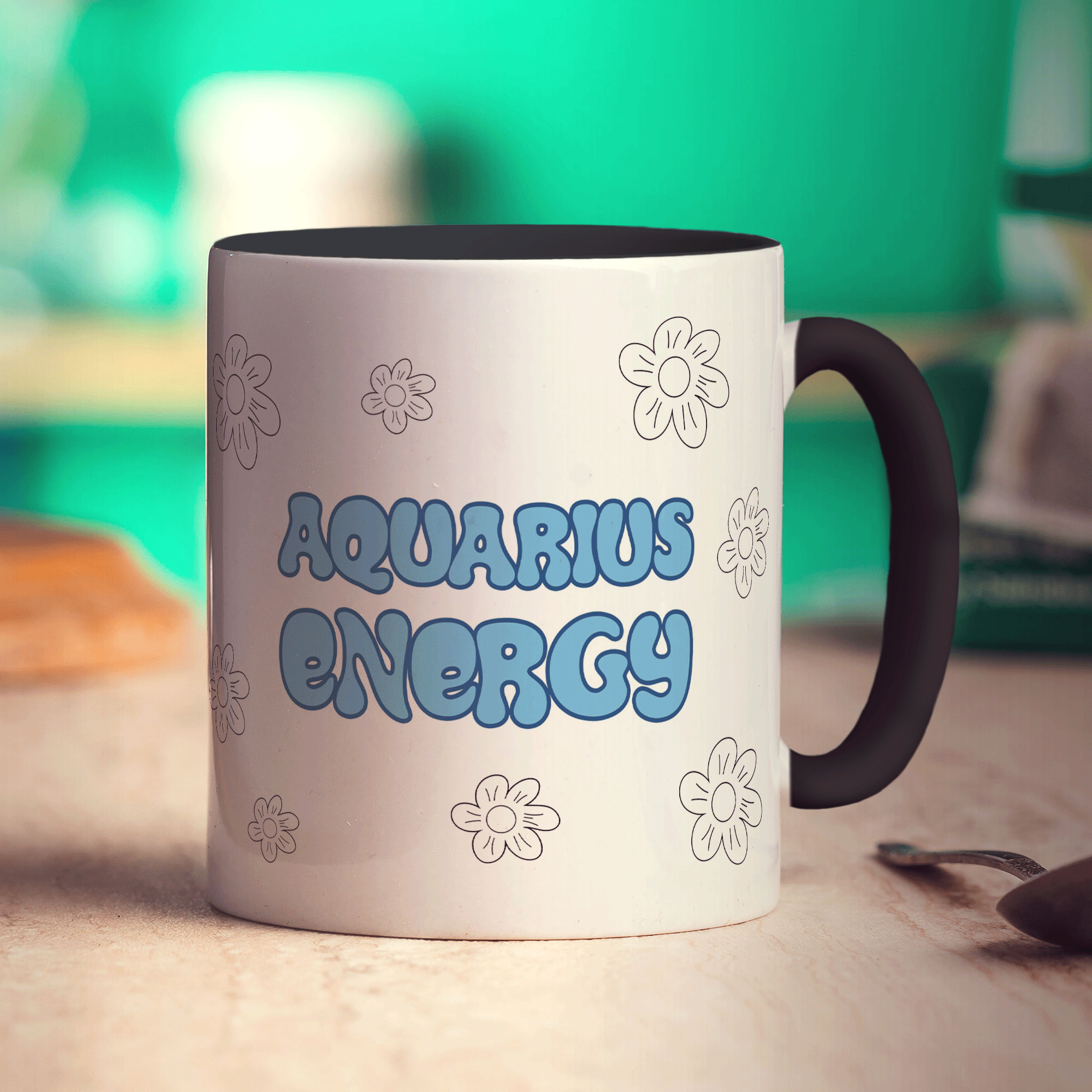 Aquarius Energy Star Sign  Mug