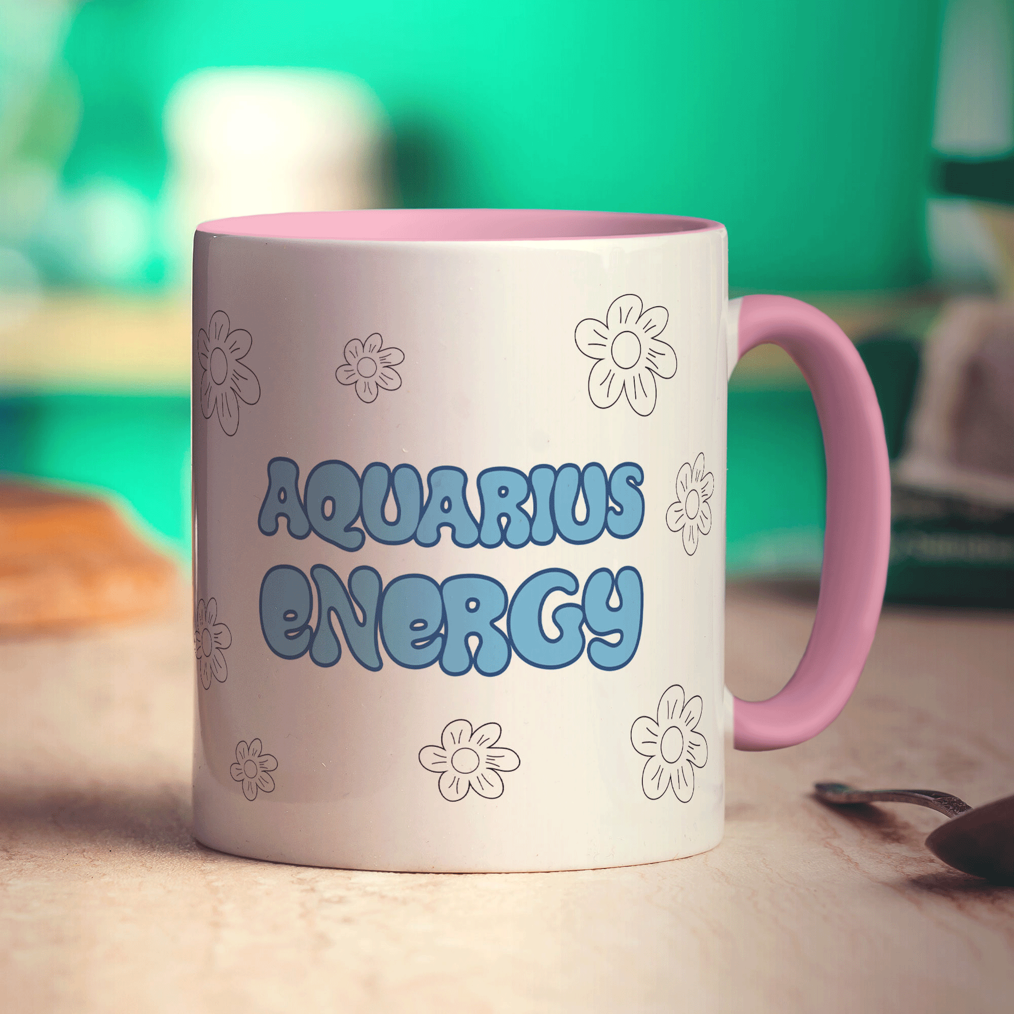 Aquarius Energy Star Sign  Mug