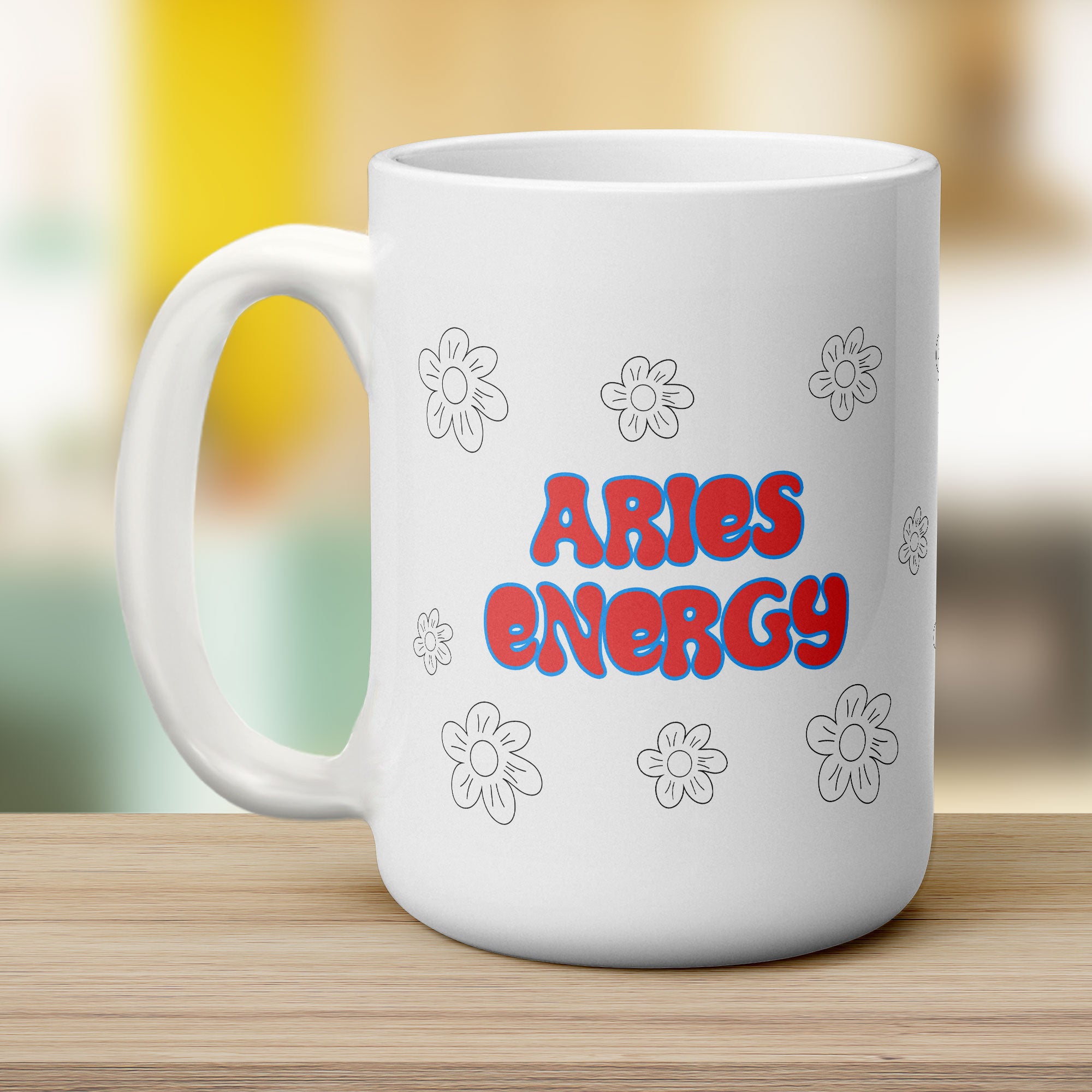 Aries Energy Star Sign Mug