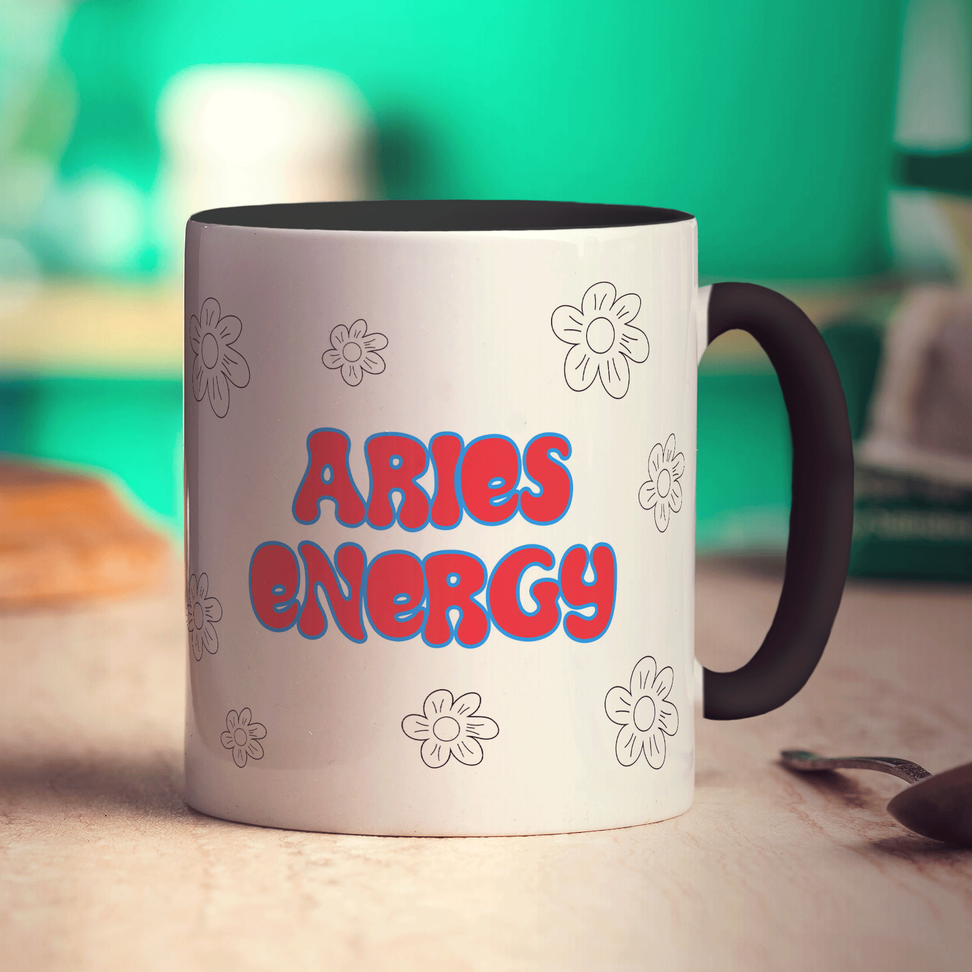Aries Energy Star Sign Mug
