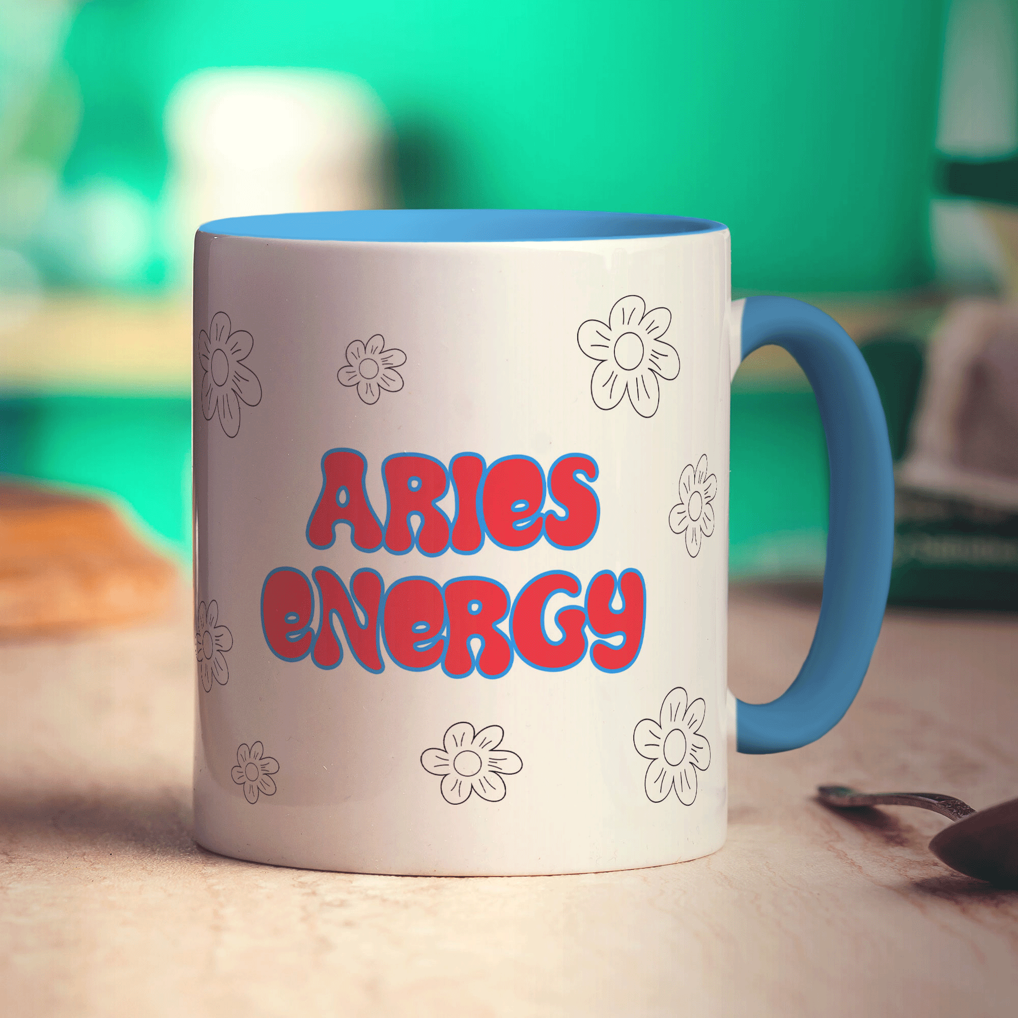 Aries Energy Star Sign Mug