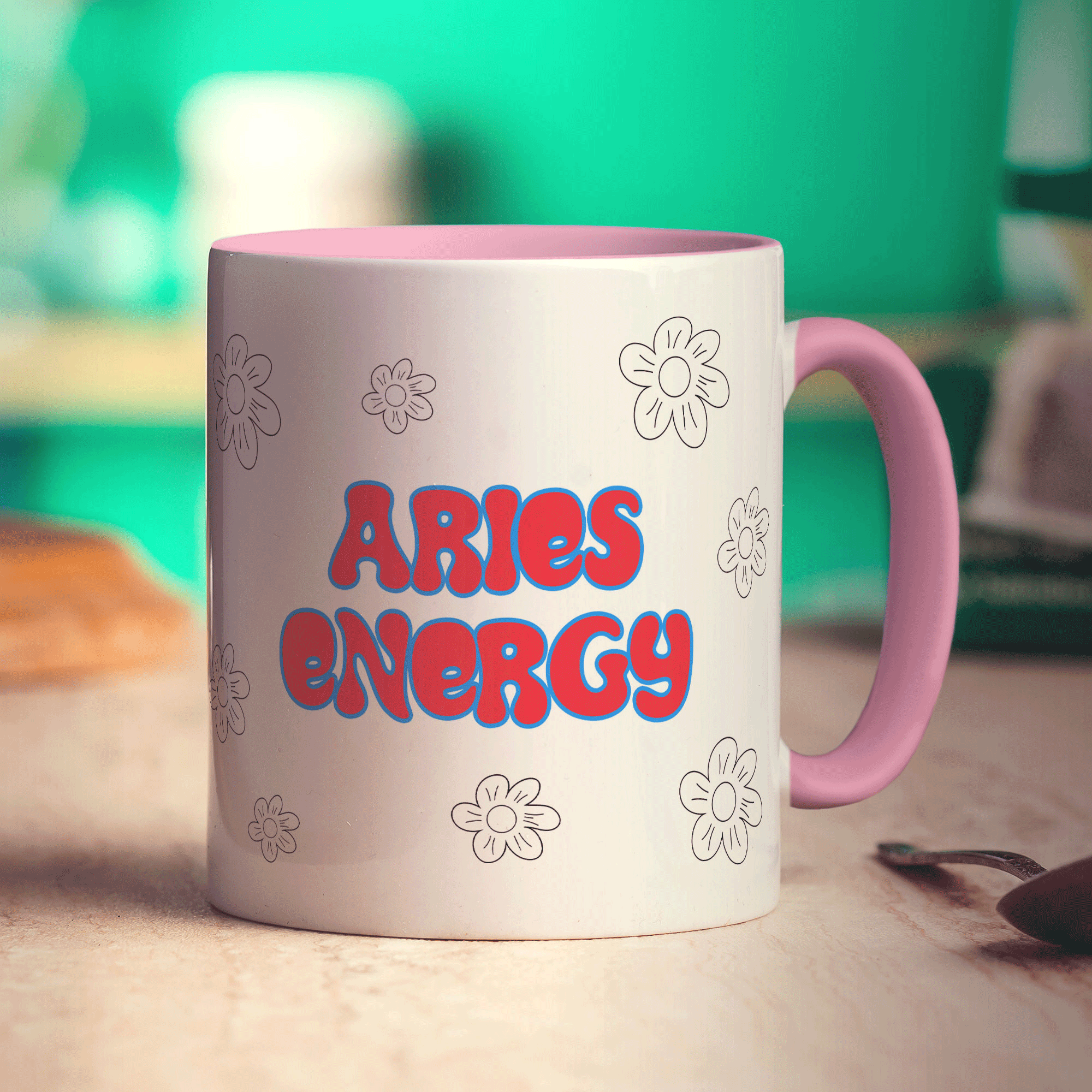 Aries Energy Star Sign Mug