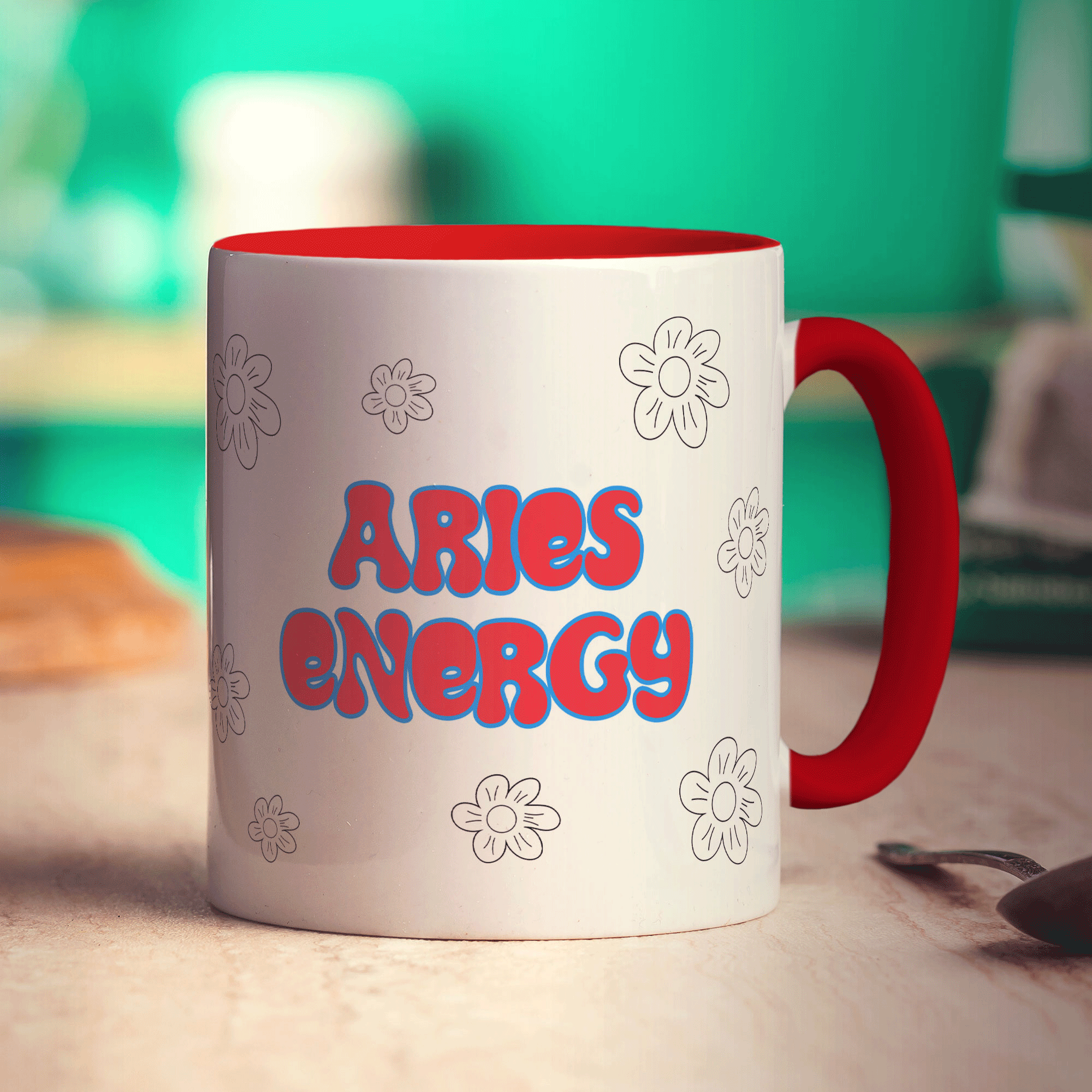 Aries Energy Star Sign Mug