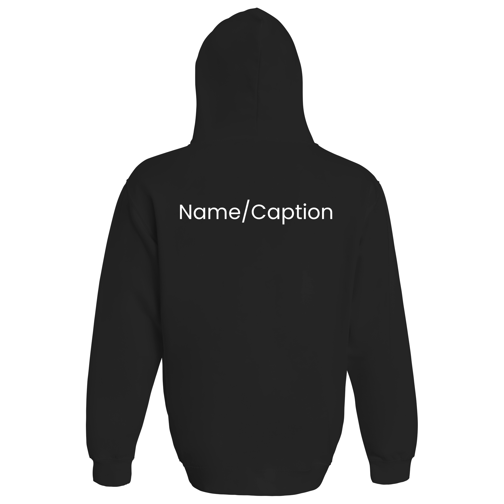Personalised Photo and Top Caption Hoodie