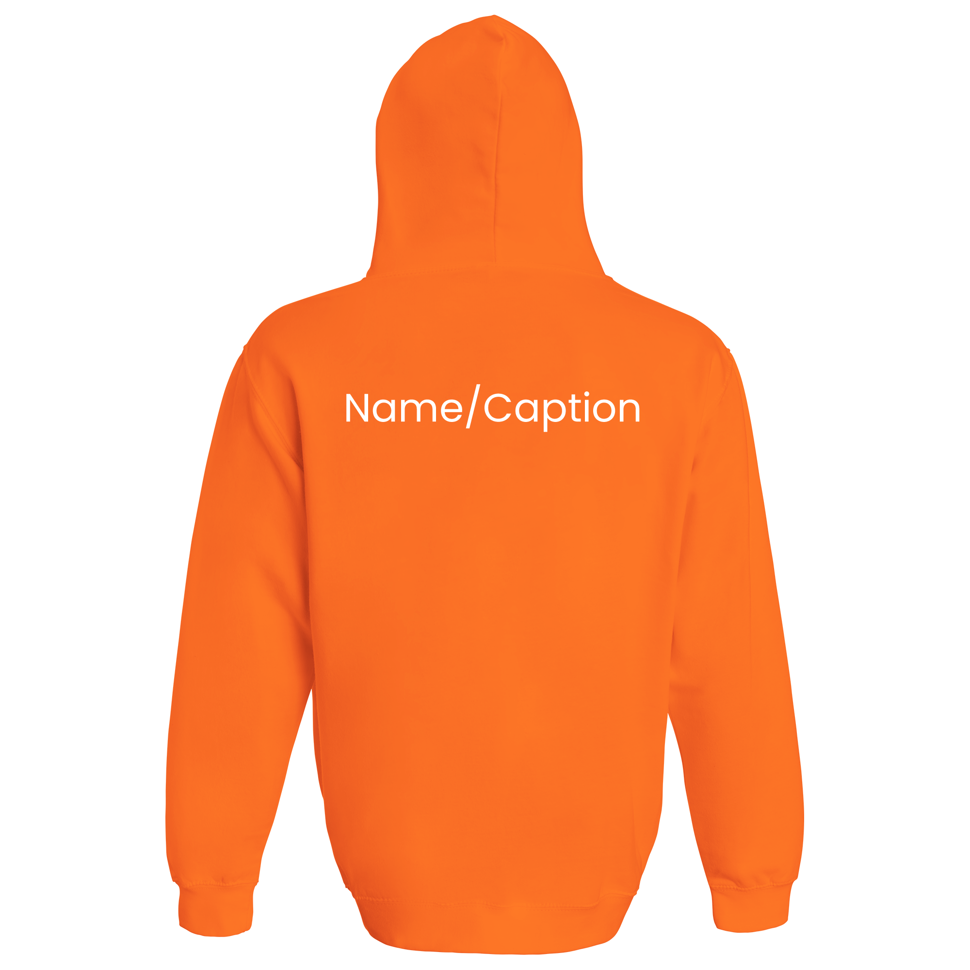 Personalised Photo and Top Caption Hoodie