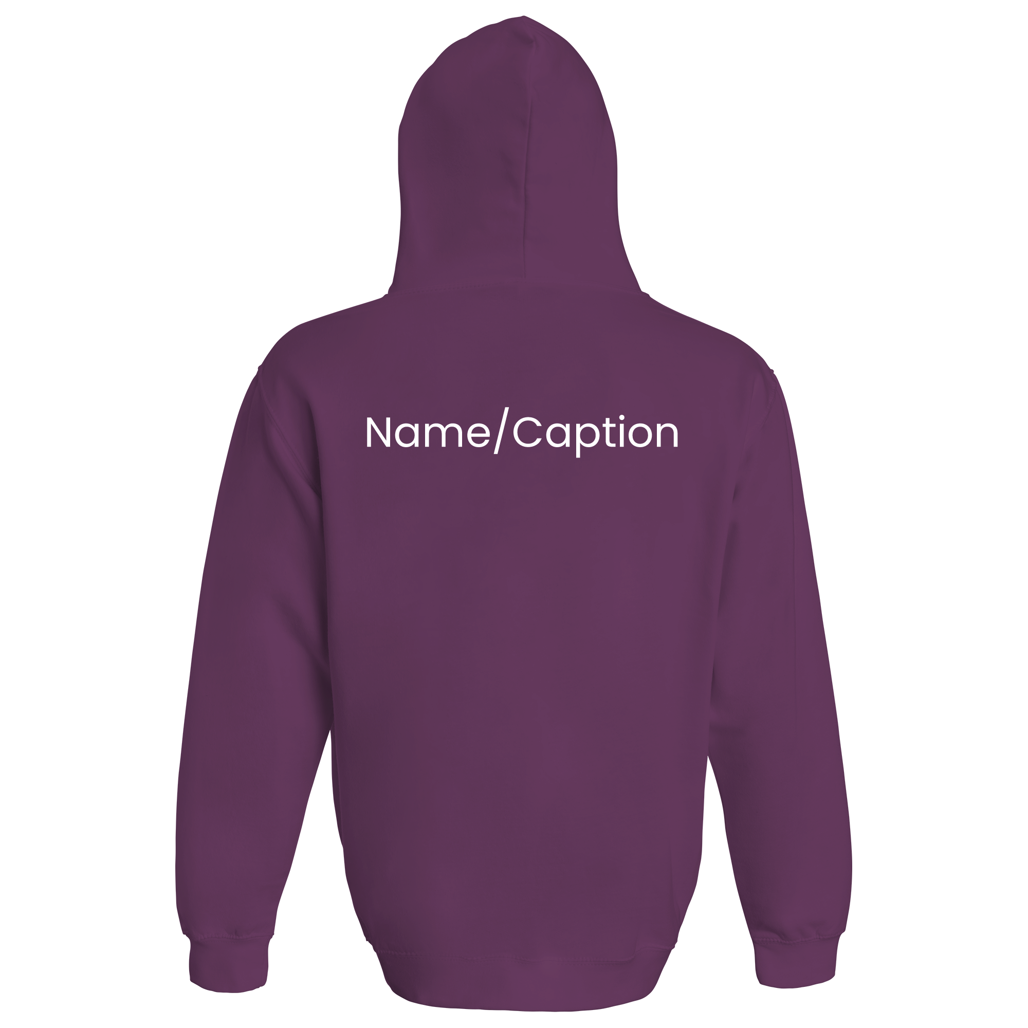 Personalised Photo and Top Caption Hoodie