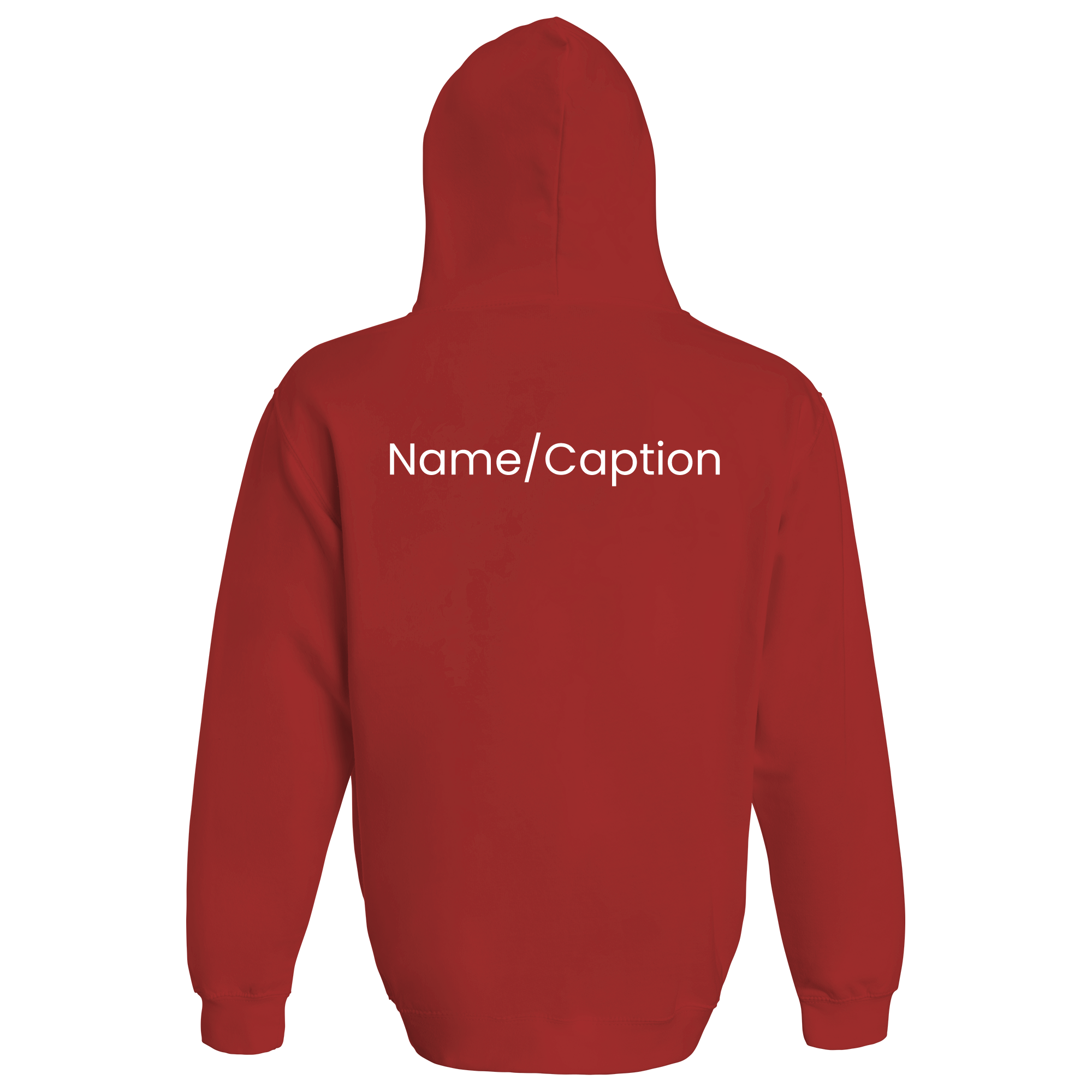 Personalised Photo and Top Caption Hoodie