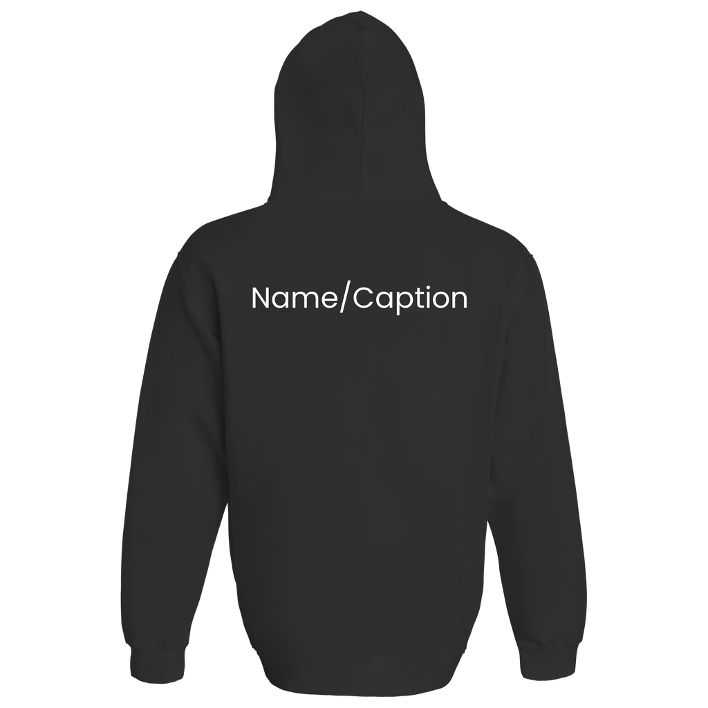 Personalised Photo and Top Caption Hoodie