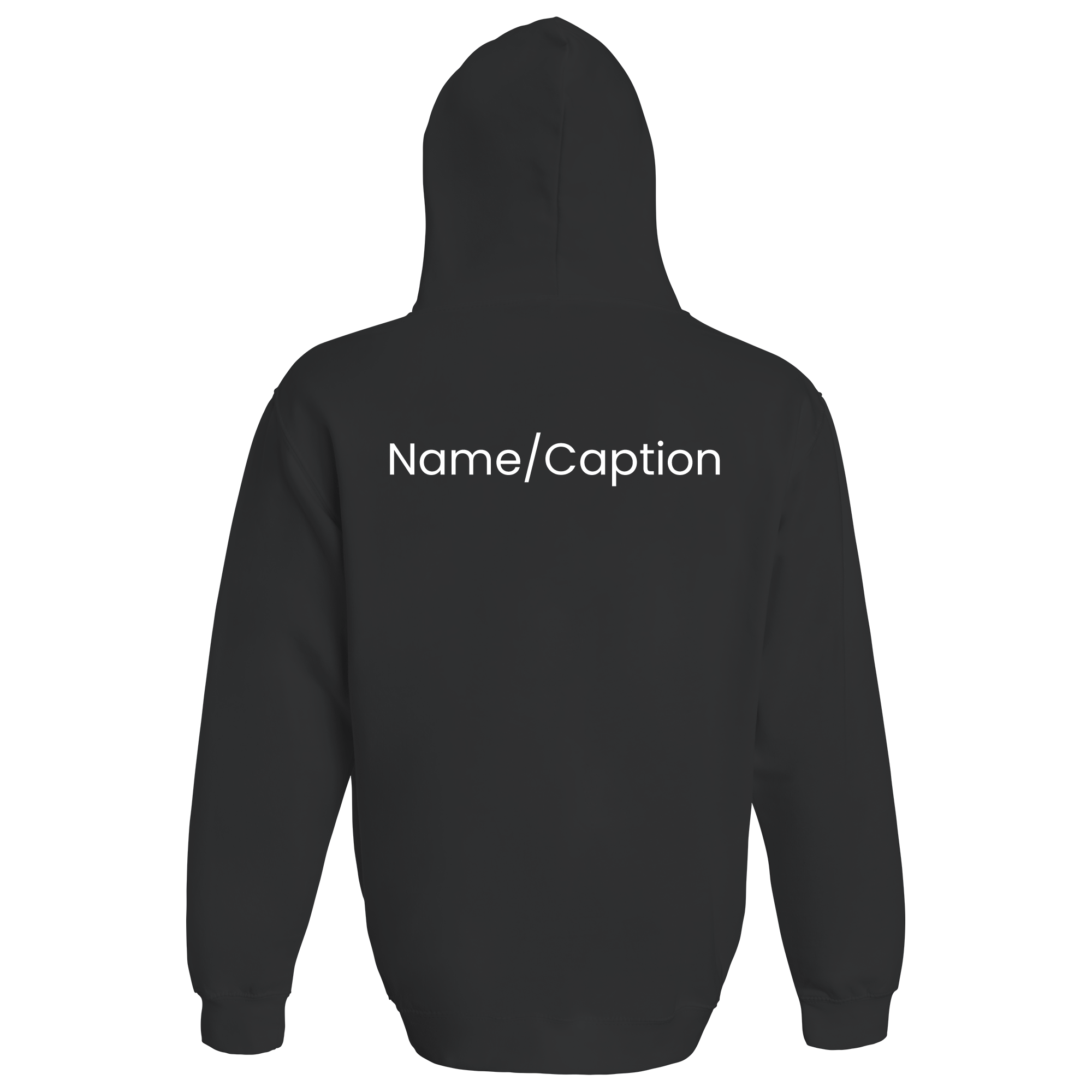 Personalised Photo and Top Caption Hoodie