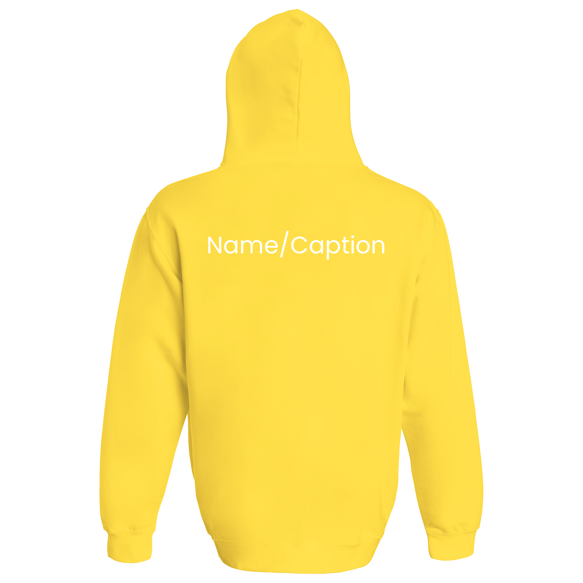 Personalised Photo and Top Caption Hoodie