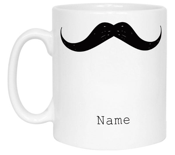 Black Moustache Mug