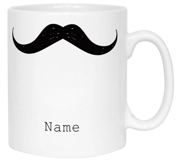 Black Moustache Mug