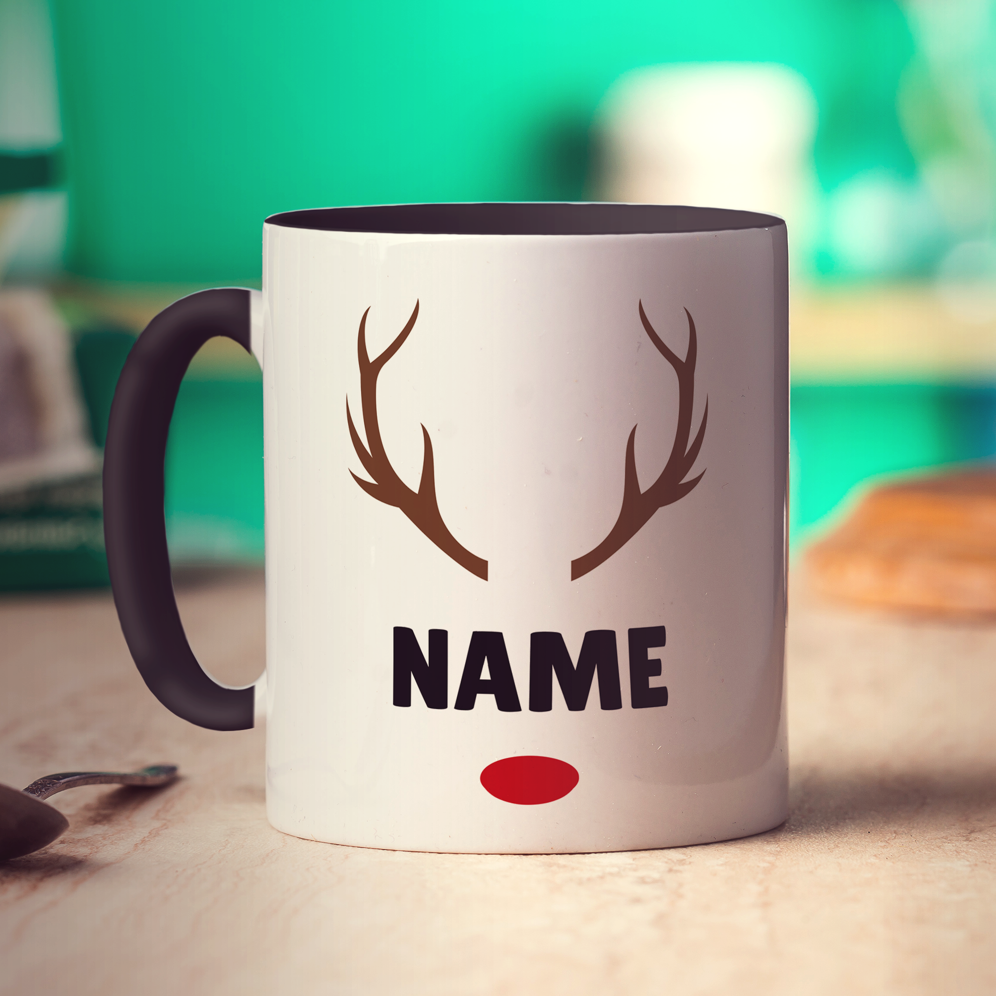 Reindeer Name Mug