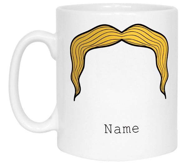 Blonde Moustache Mug