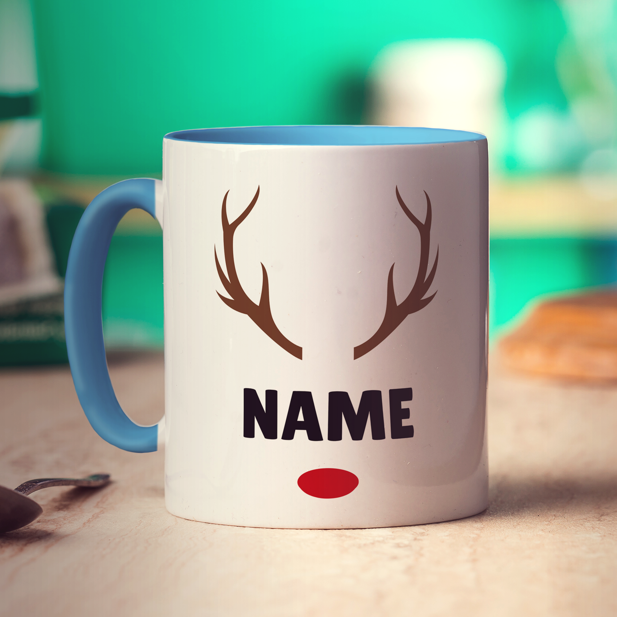 Reindeer Name Mug