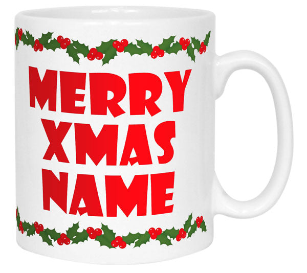 Merry Xmas Name Mug