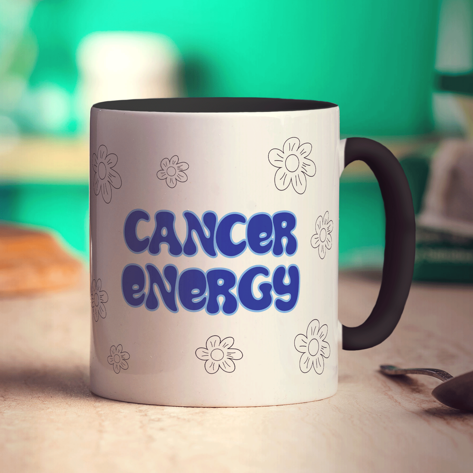 Cancer Energy Star Sign Mug