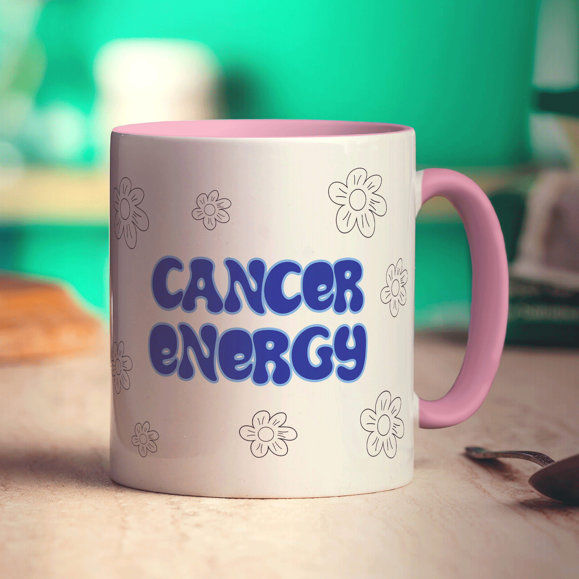 Cancer Energy Star Sign Mug