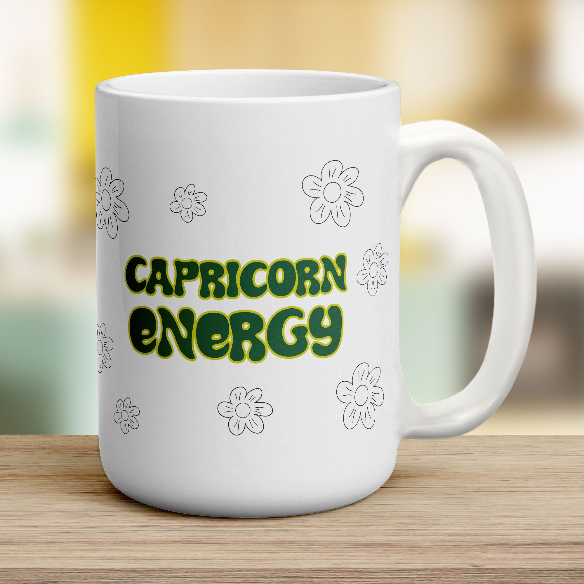 Capricorn Energy Star Sign Mug
