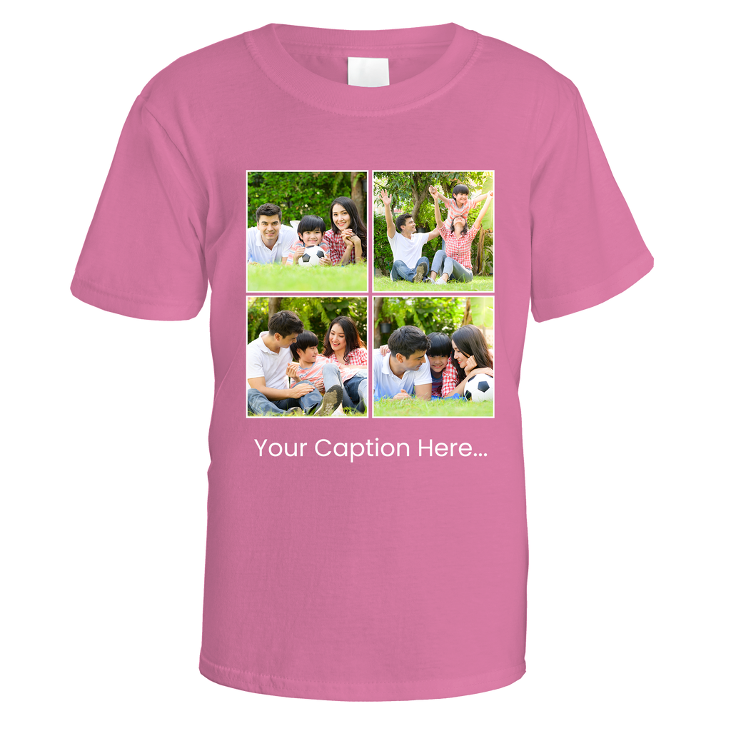 Photo Grid and Caption T-Shirt