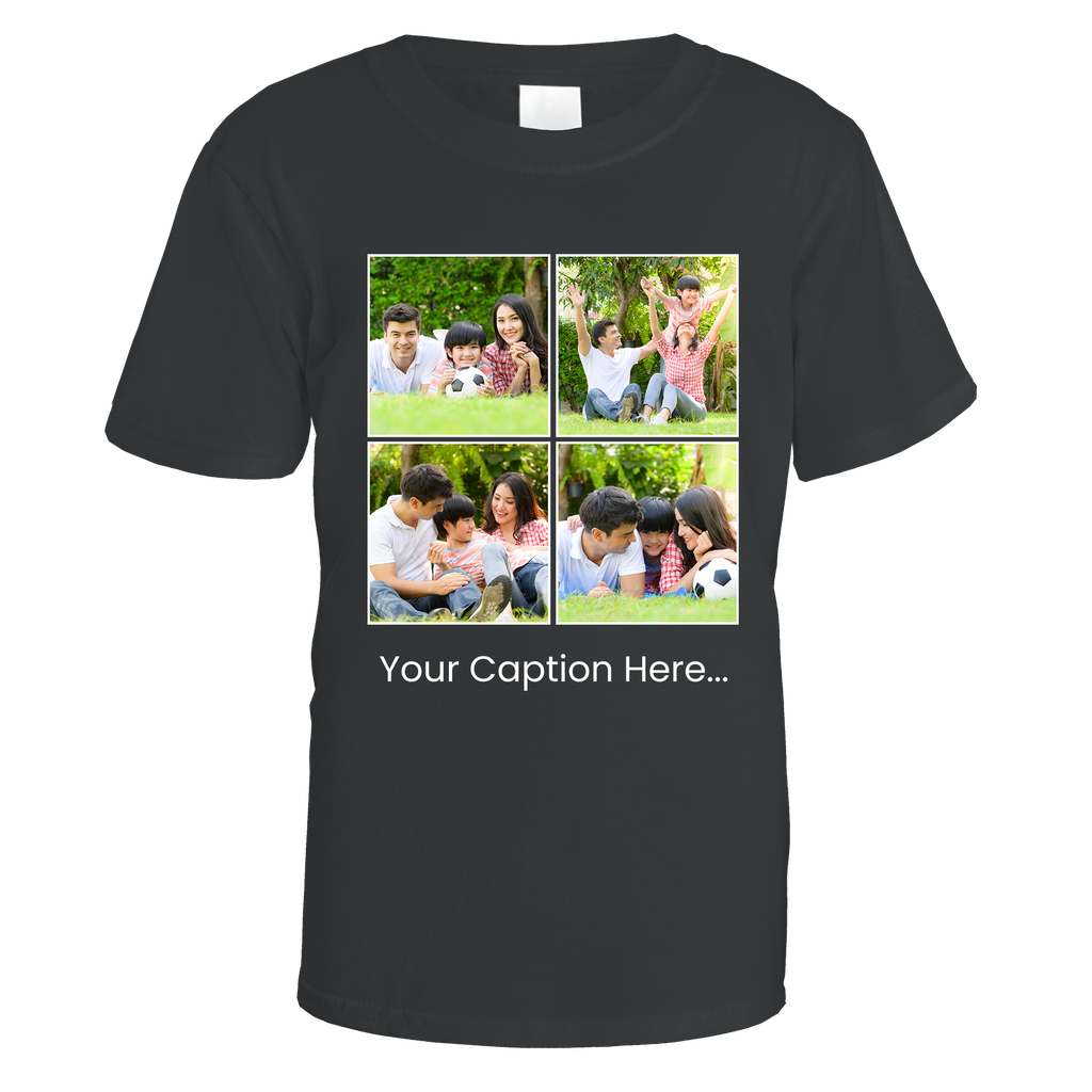 Photo Grid and Caption T-Shirt