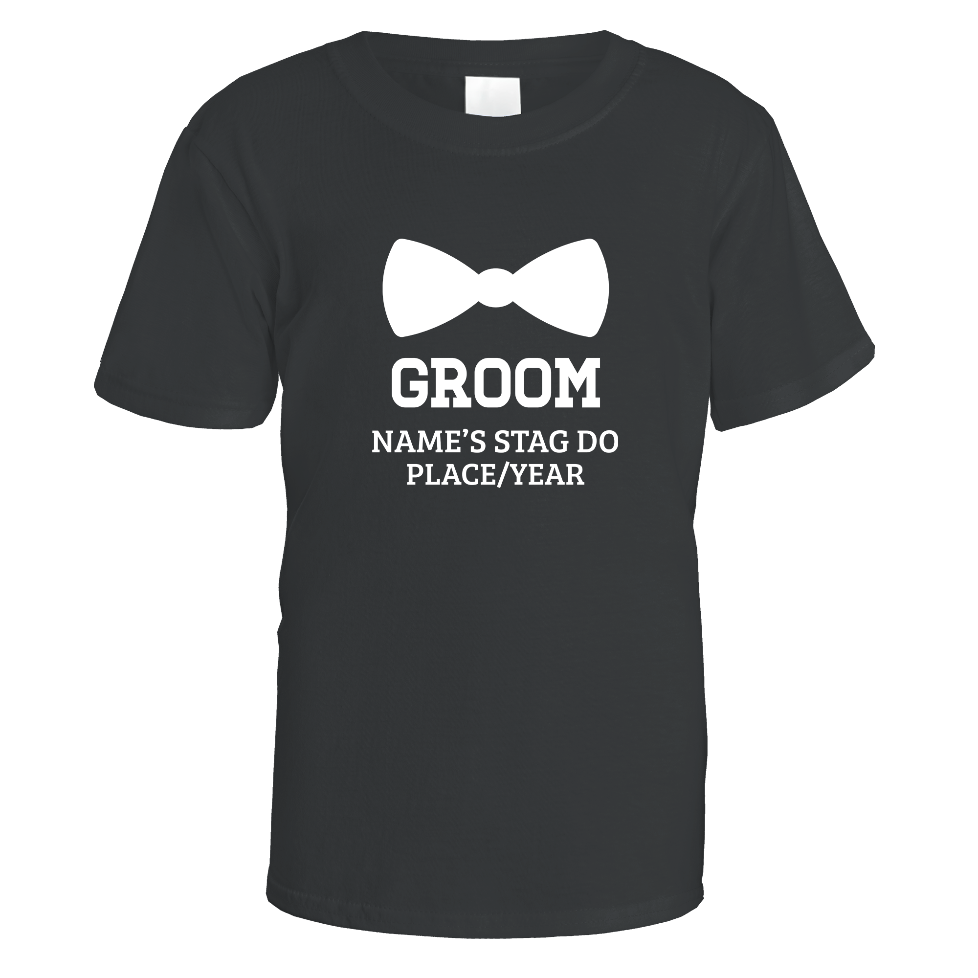 Groom Bow Tie Stag Do T-Shirt