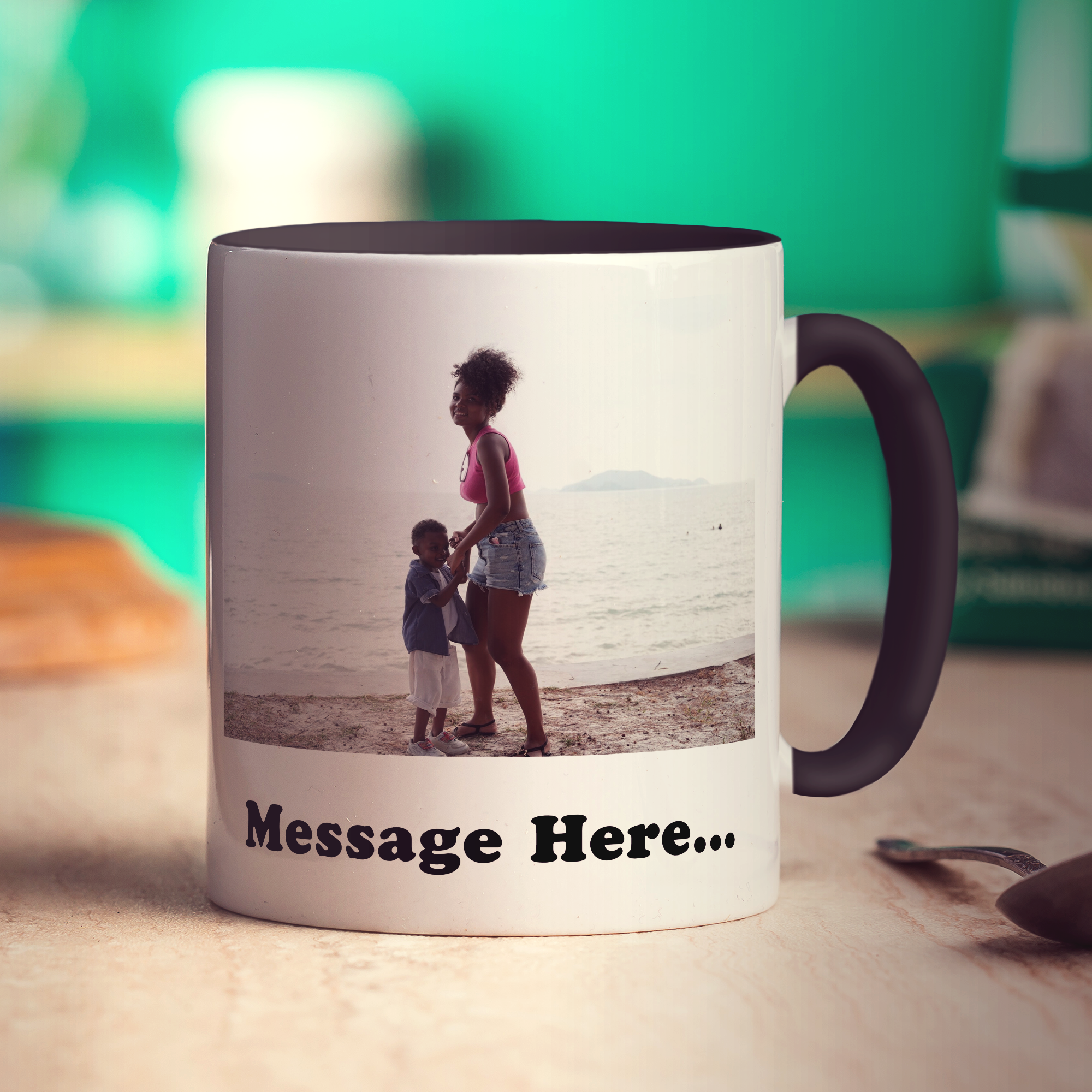 Photo Mug with Caption