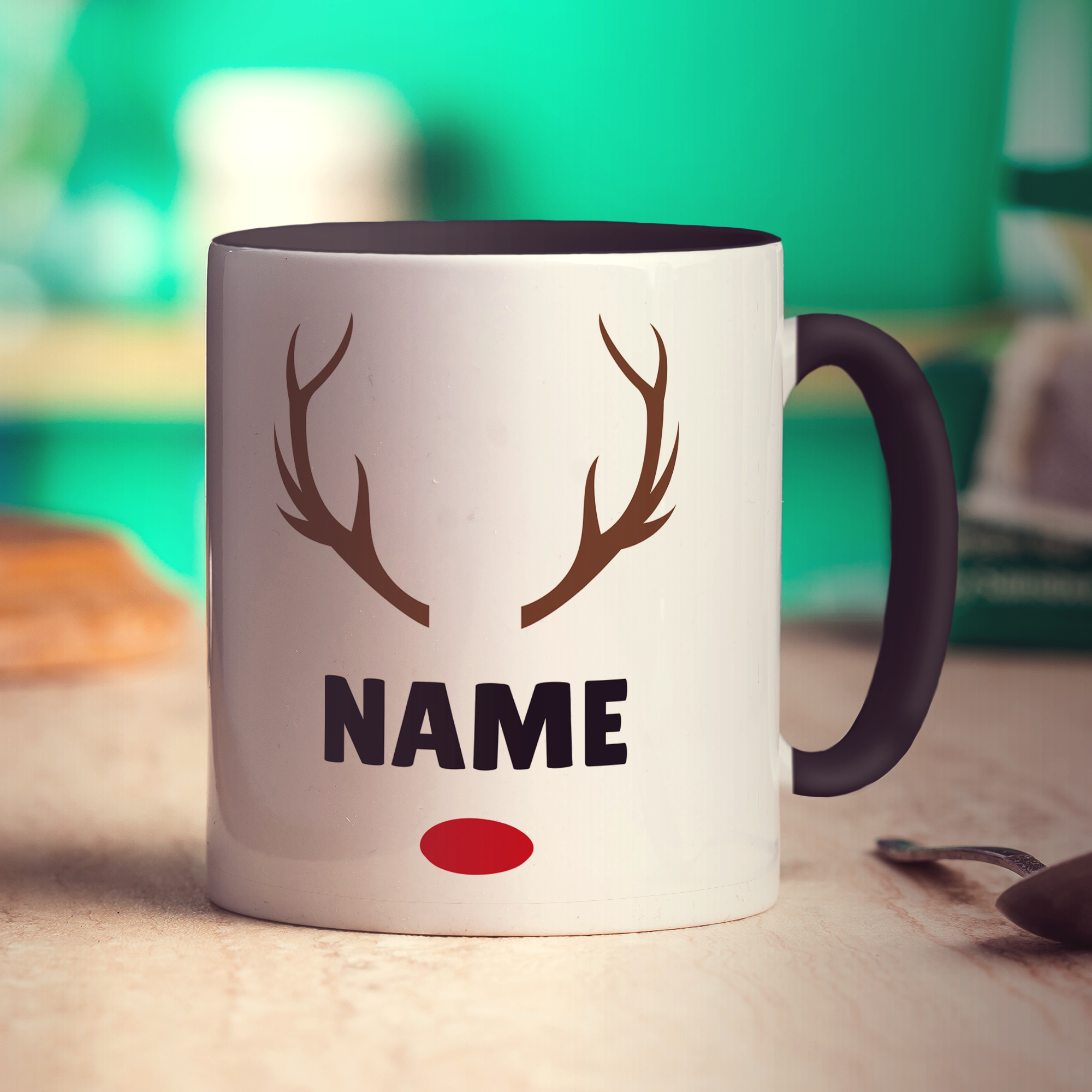 Reindeer Name Mug