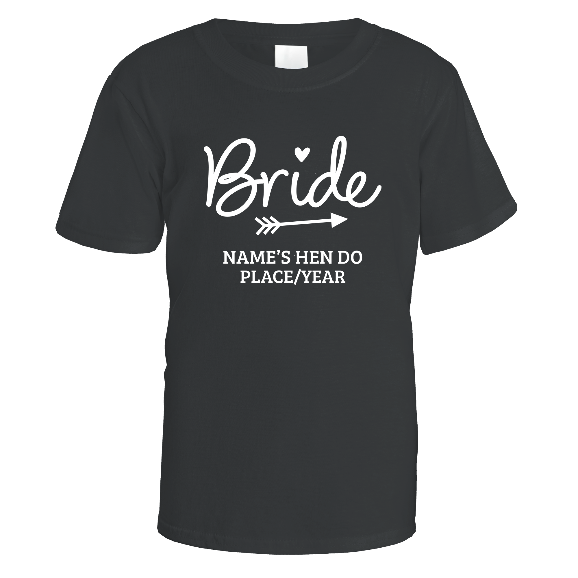 Bride Tribe T-Shirt For Hen Do – Personalised Gildan Cotton Tee, Short Sleeve, Unisex