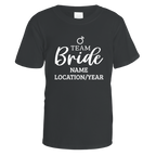 Team Bride Ring Hen Do T-Shirt - X Large / Black