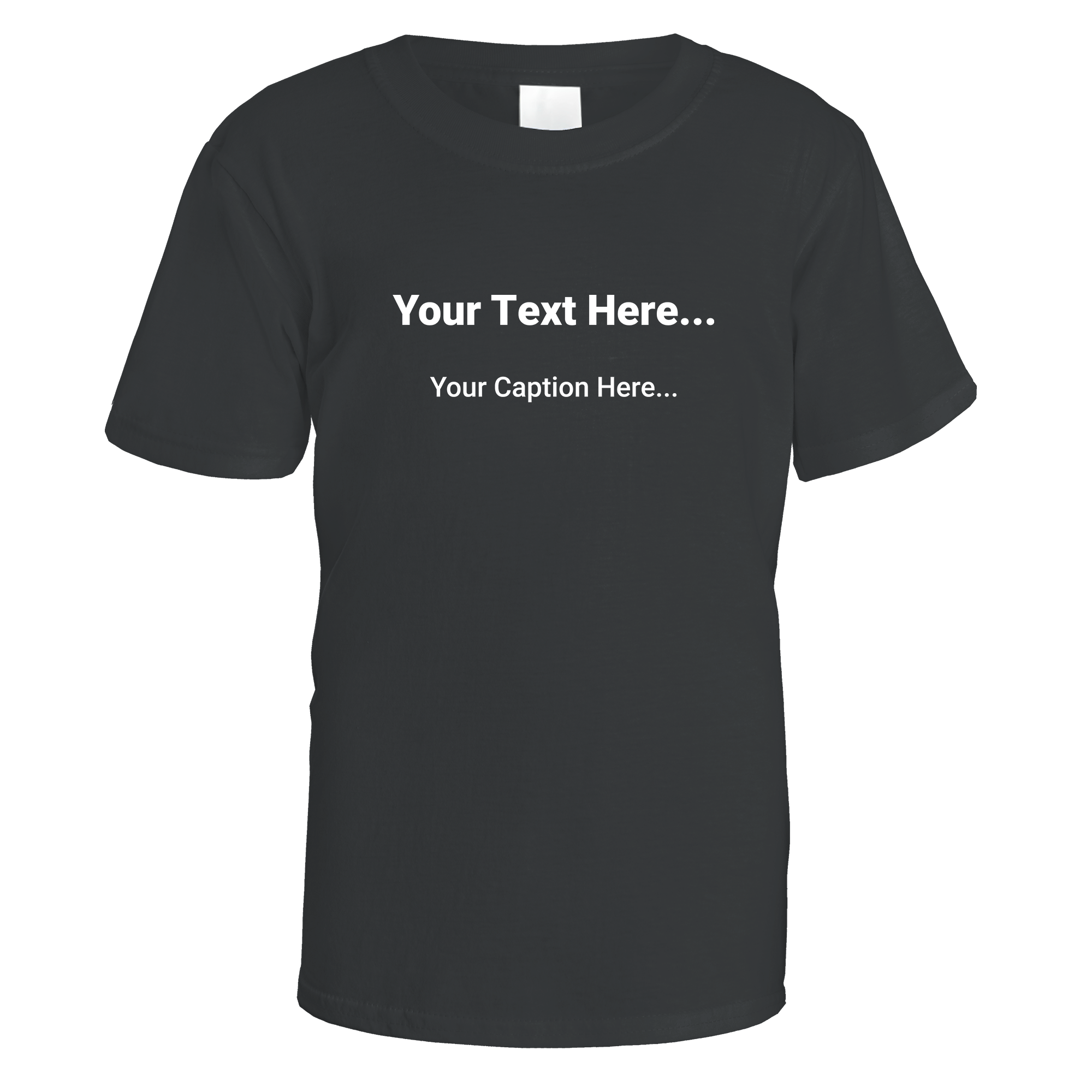 Personalised Header and Caption T-Shirt