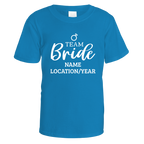 Team Bride Ring Hen Do T-Shirt - X Large / Sapphire