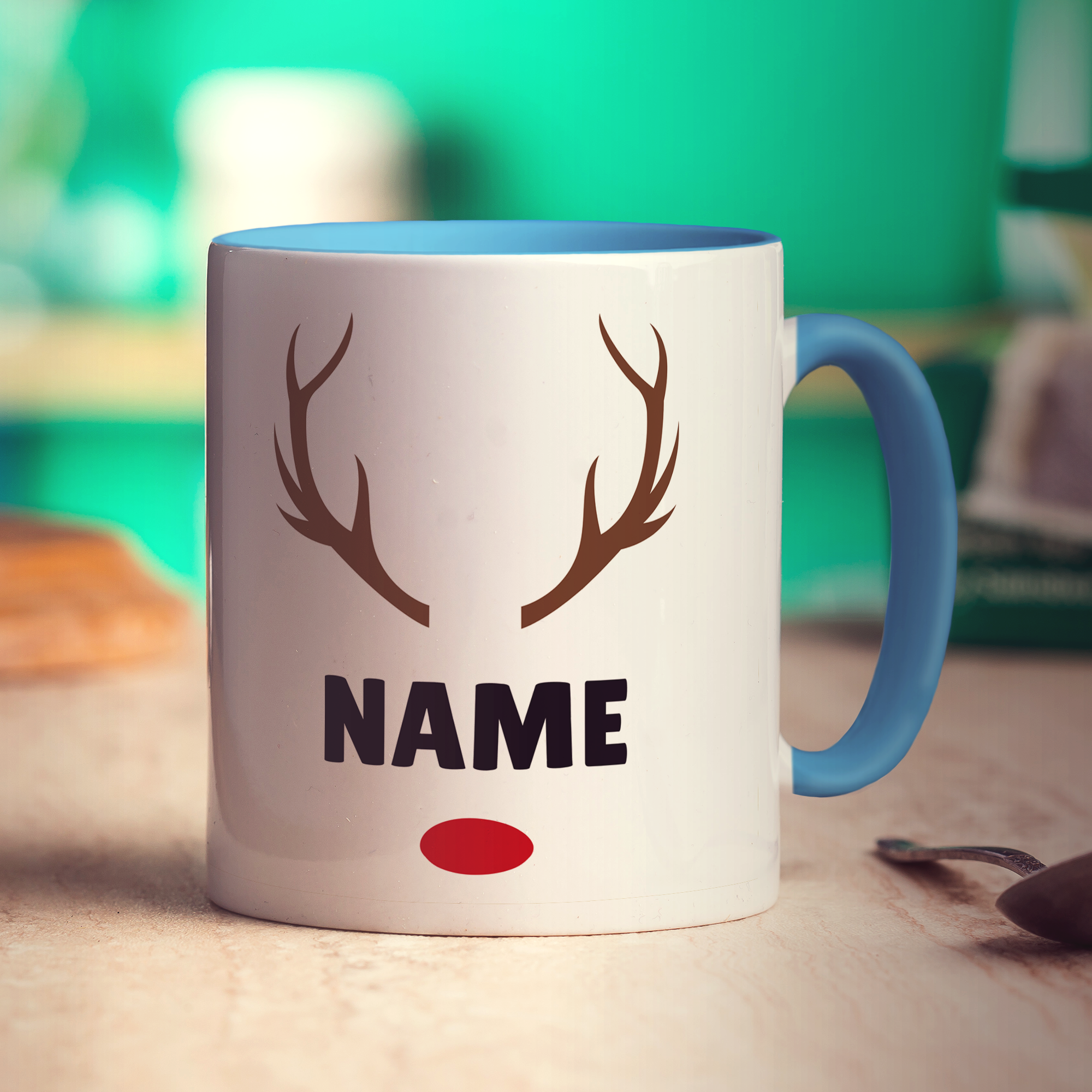 Reindeer Name Mug