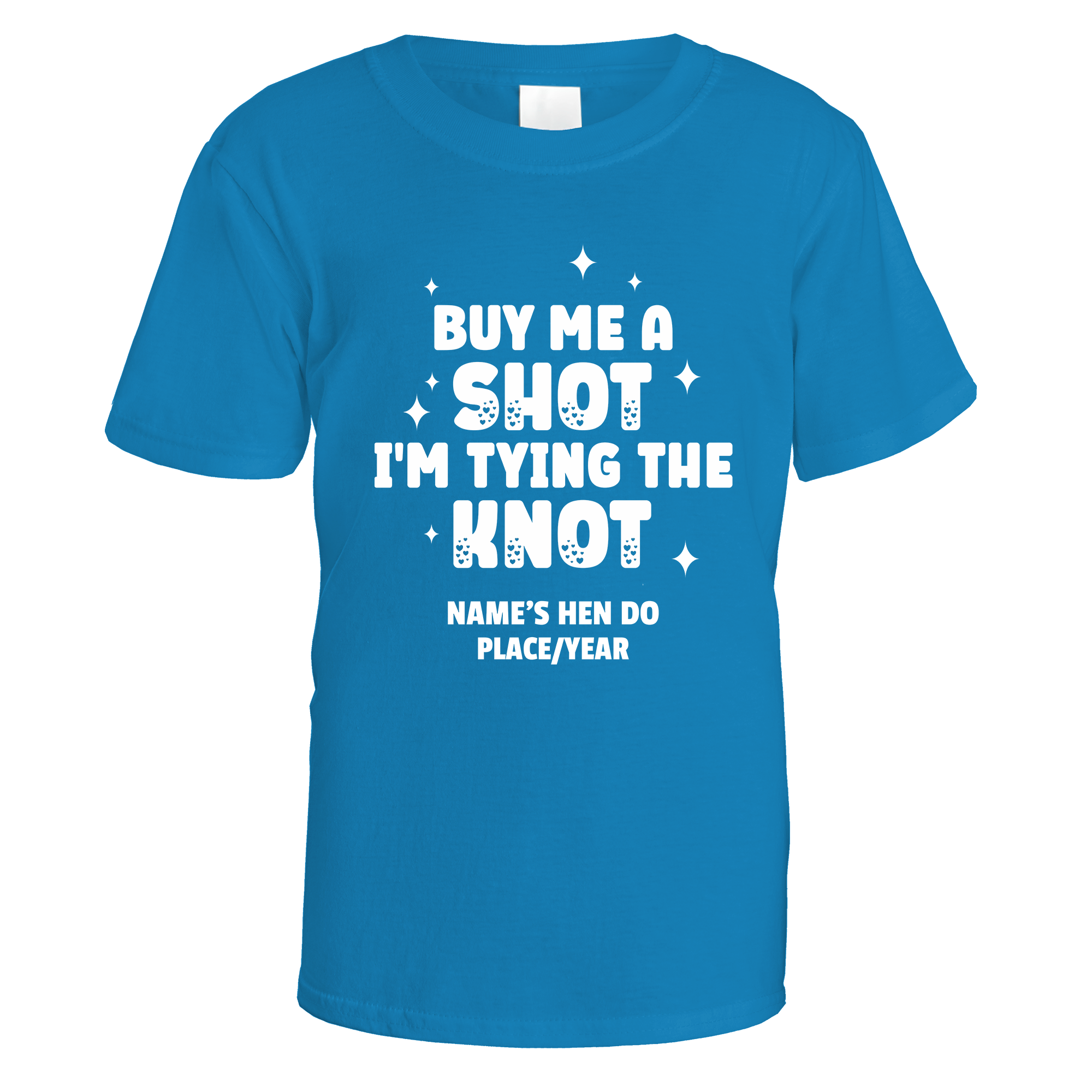 Buy Me a Shot I'm Tying the Knot Hen Do T-Shirt
