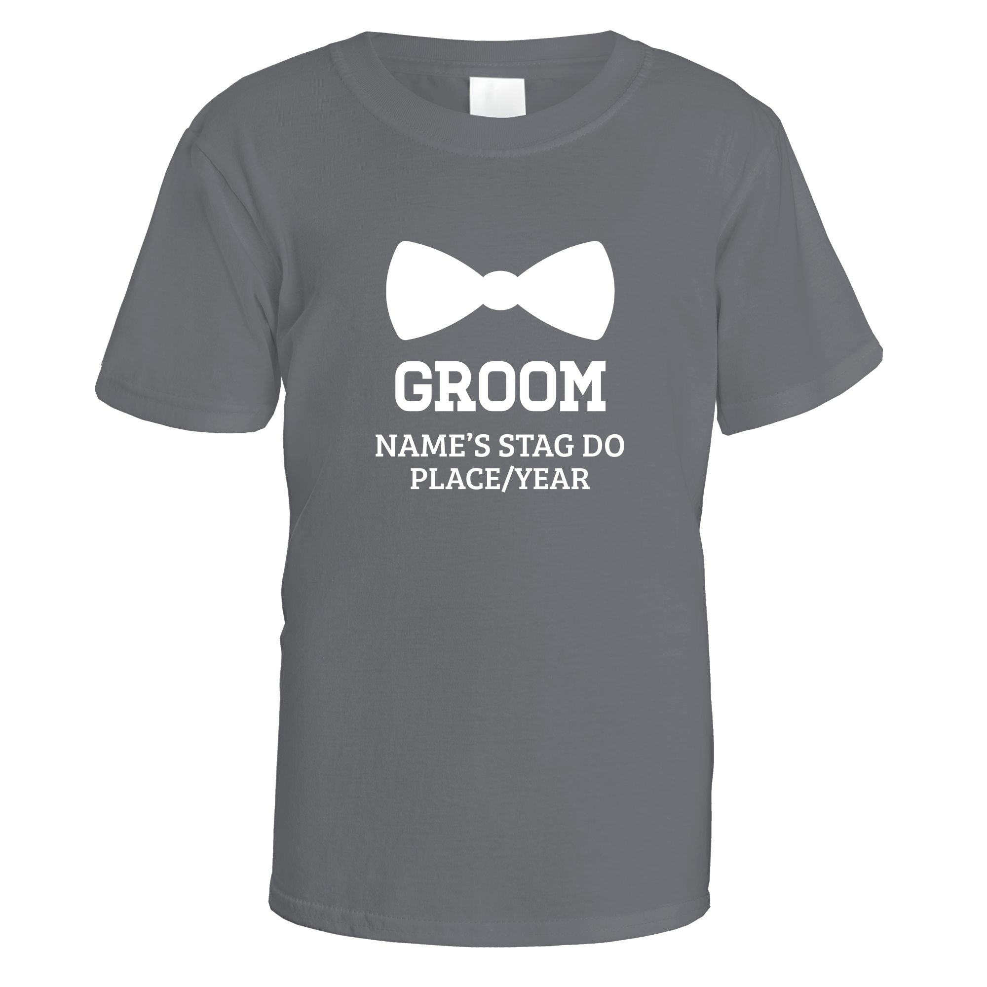 Groom Bow Tie Stag Do T-Shirt