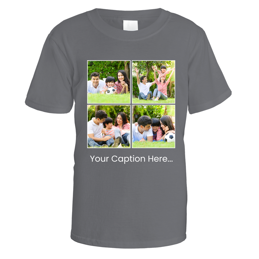 Photo Grid and Caption T-Shirt