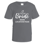 Team Bride Ring Hen Do T-Shirt - X Large / Charcoal
