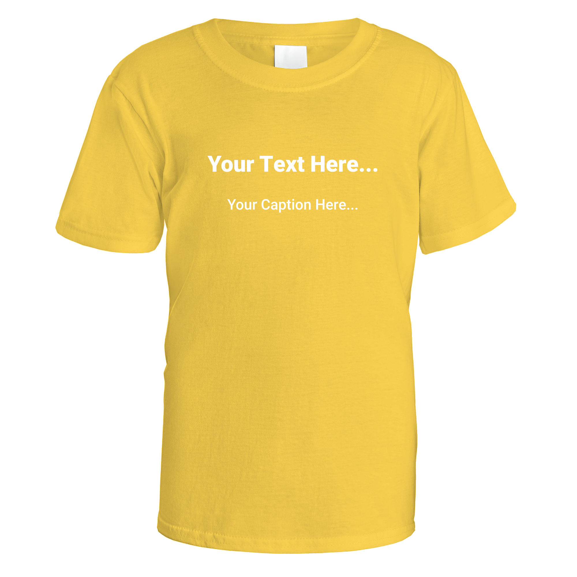 Personalised Header and Caption T-Shirt