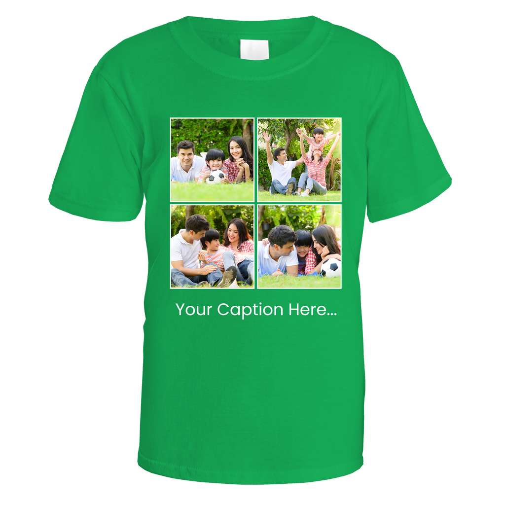 Photo Grid and Caption T-Shirt