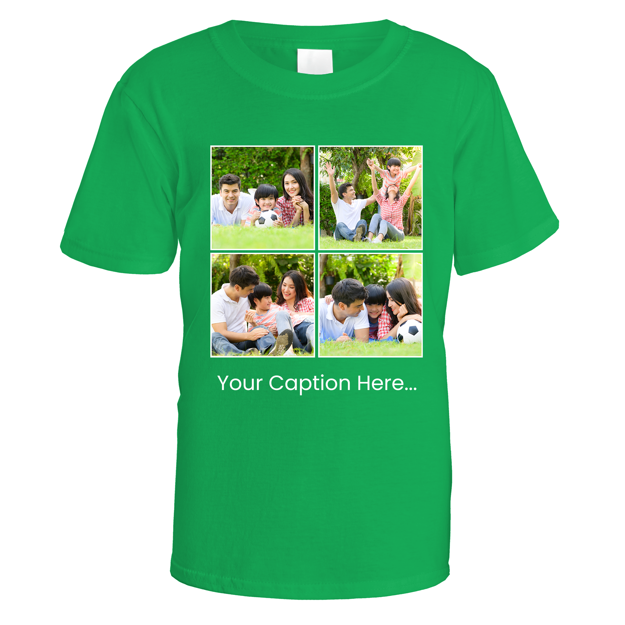 Photo Grid and Caption T-Shirt