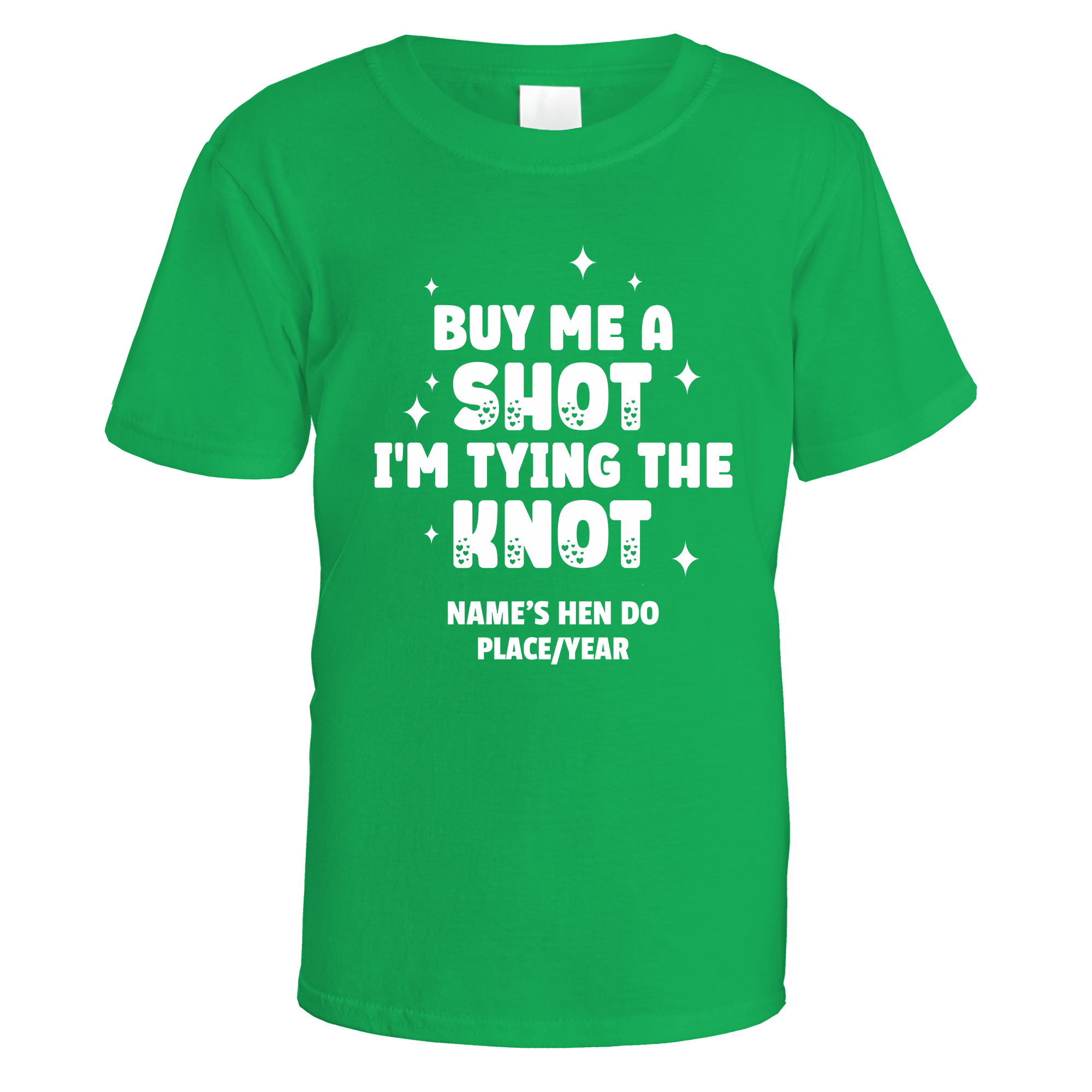 Buy Me a Shot I'm Tying the Knot Hen Do T-Shirt