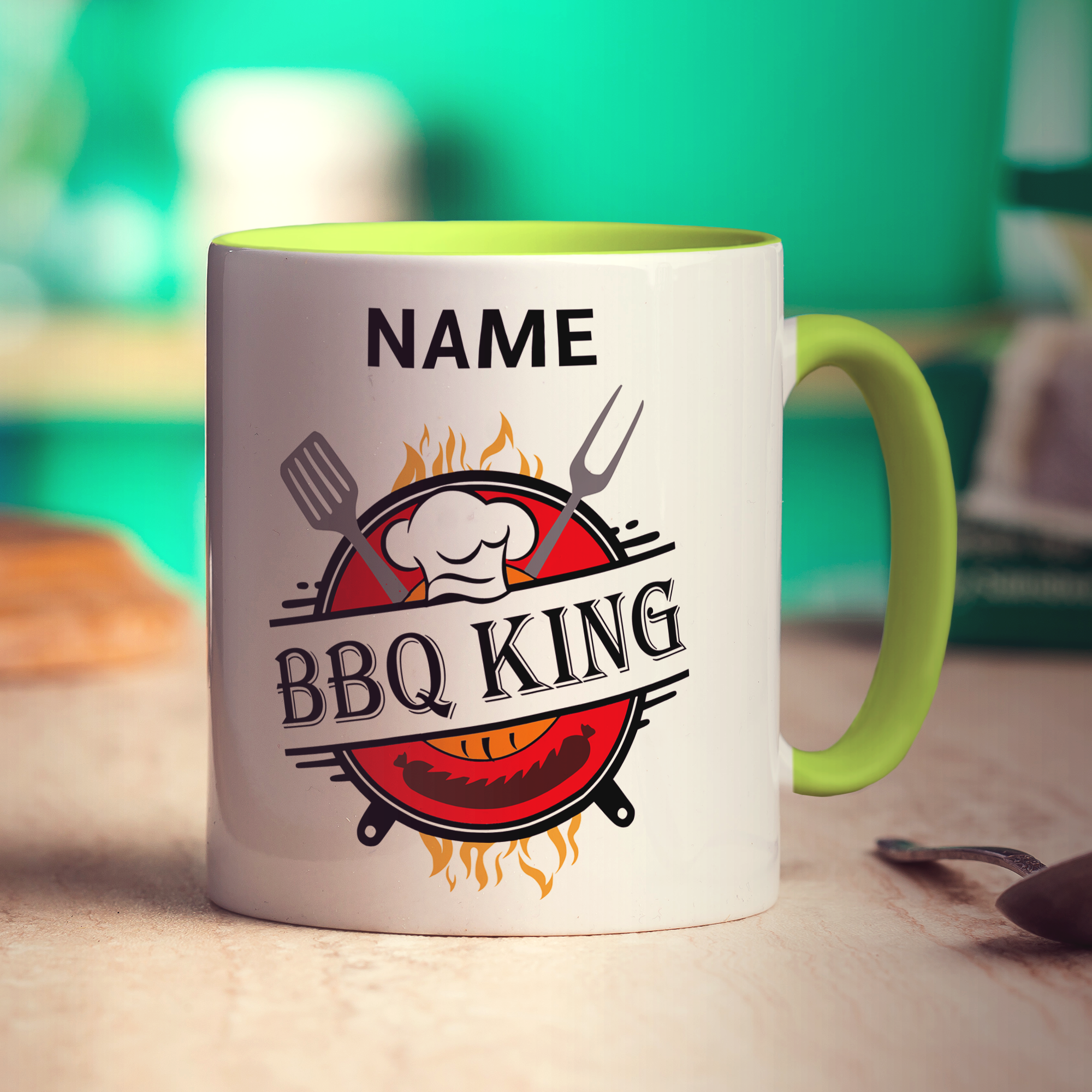 BBQ King Name Mug
