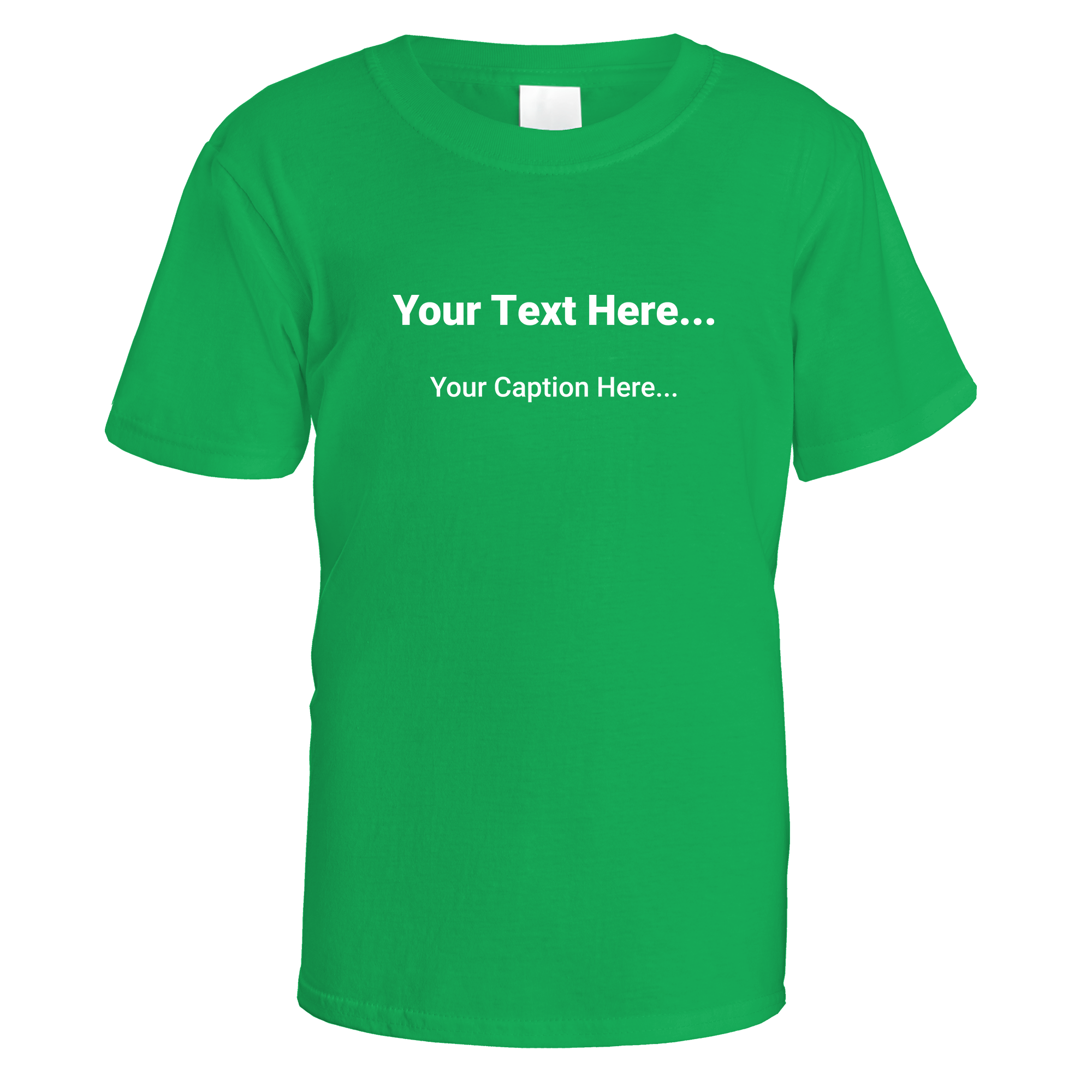 Personalised Header and Caption T-Shirt