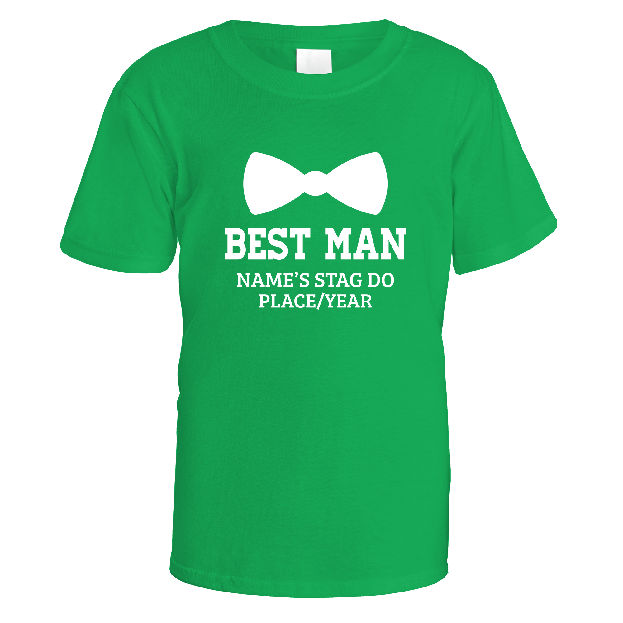 Best Man Bow Tie Stag Do T-Shirt