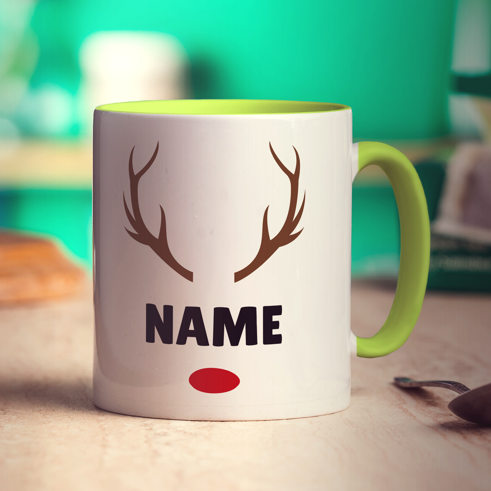 Reindeer Name Mug